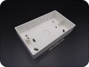 PVC Switch Box Kanal Kast Briti Standard