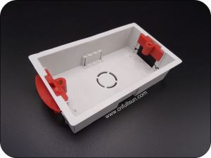 PVC Switch Box Double Gang Briti standard
